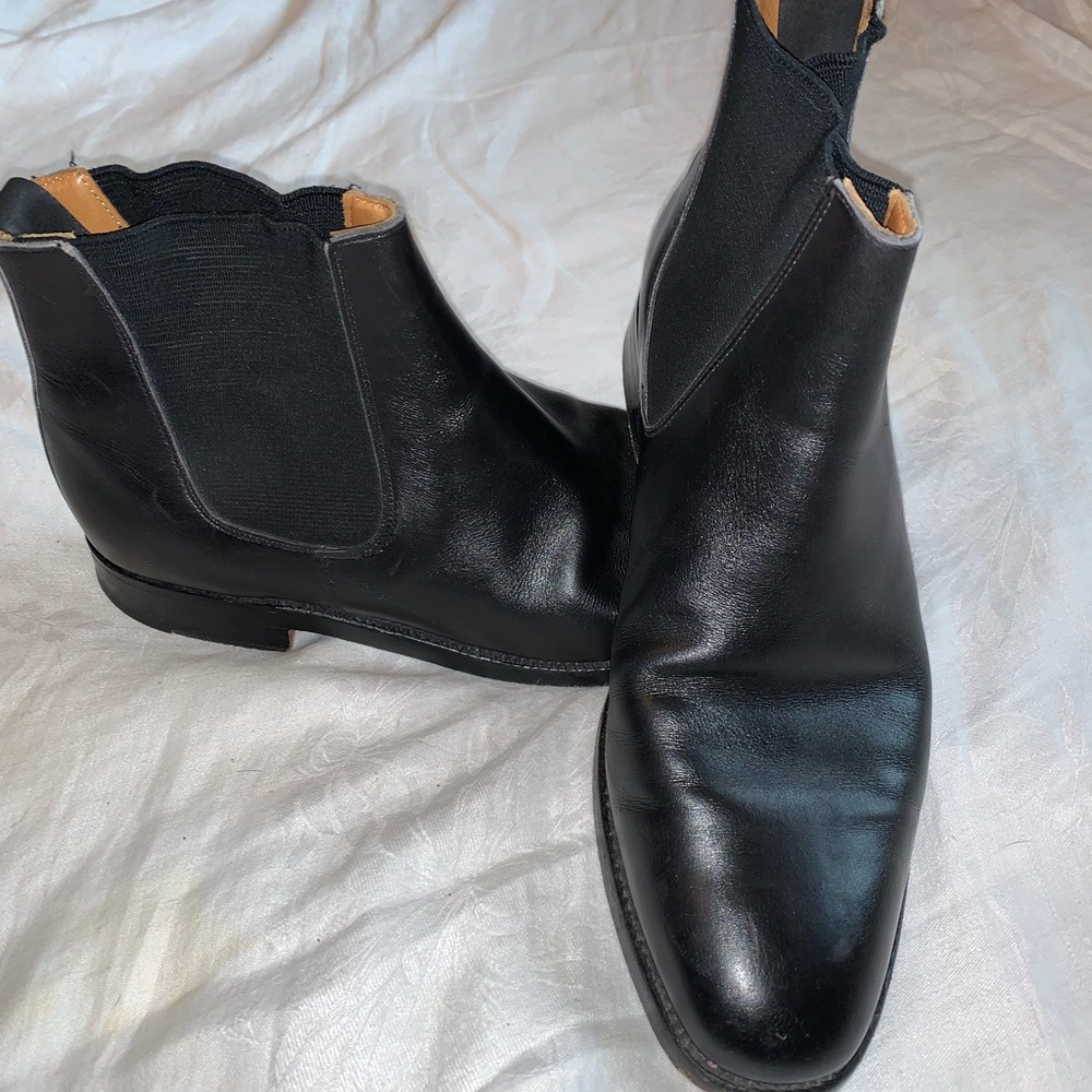 BOWEN LEATHER Men’s Chelsea Boots MADE IN ENGLAND - Picture 1 of 9